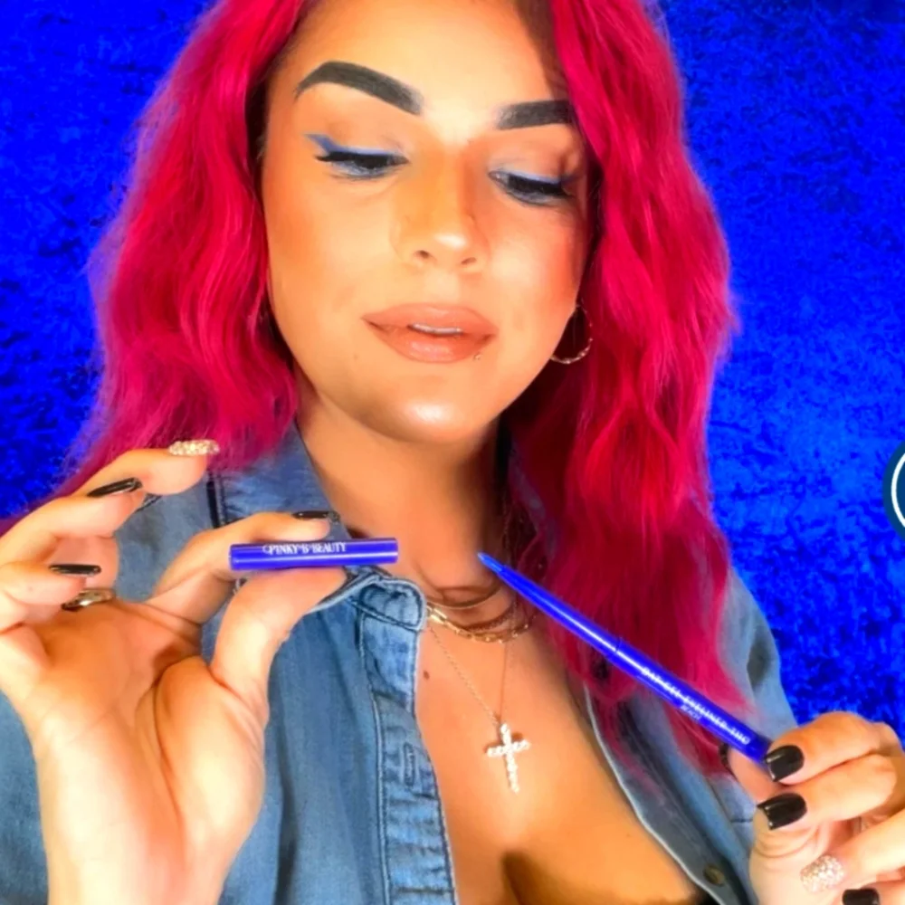 Pinky B Beauty Dat Gel Eyeliner THO Beach Cobolt Blue Cosmetics